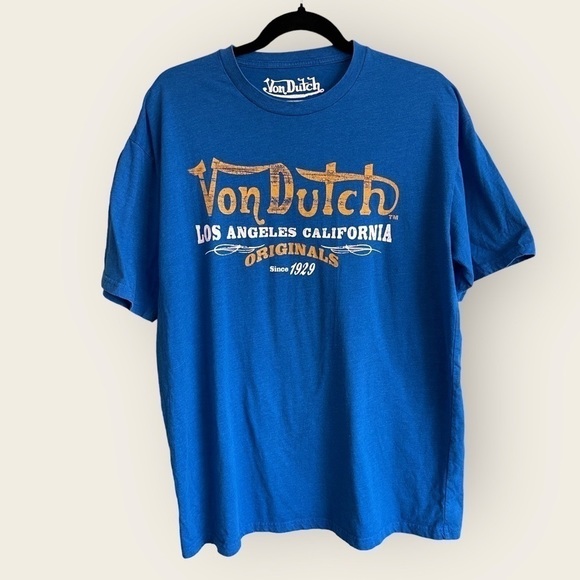Von Dutch  T-shirt Blue Size XL - Picture 1 of 2